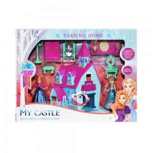 Castel muzical, cu 2 figurine + accesorii SG-29035 83.193277