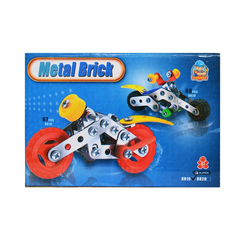 Joc constructii metal, motocicleta, 67 piese 8819 11.344538