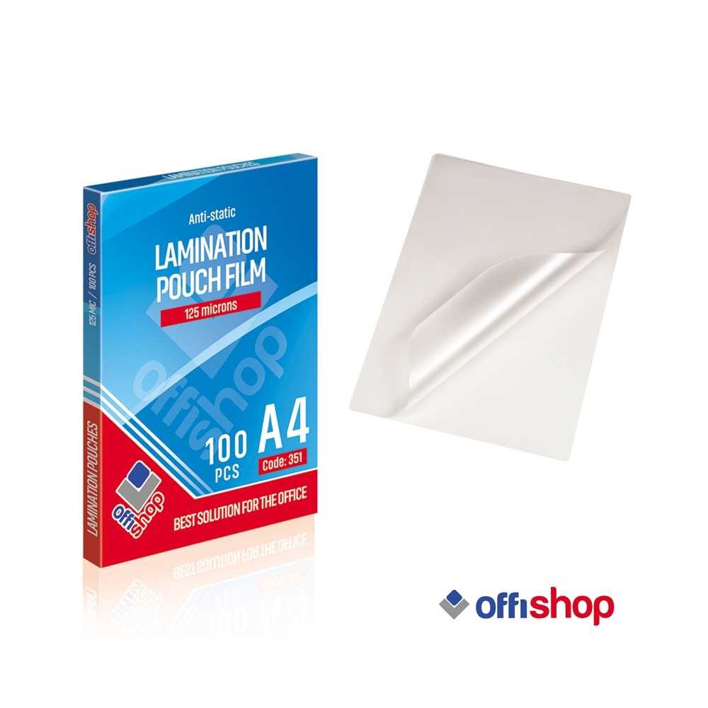 Folie laminare A4, 100mic, 100 buc/top - OFFISHOP OF350 75.630252