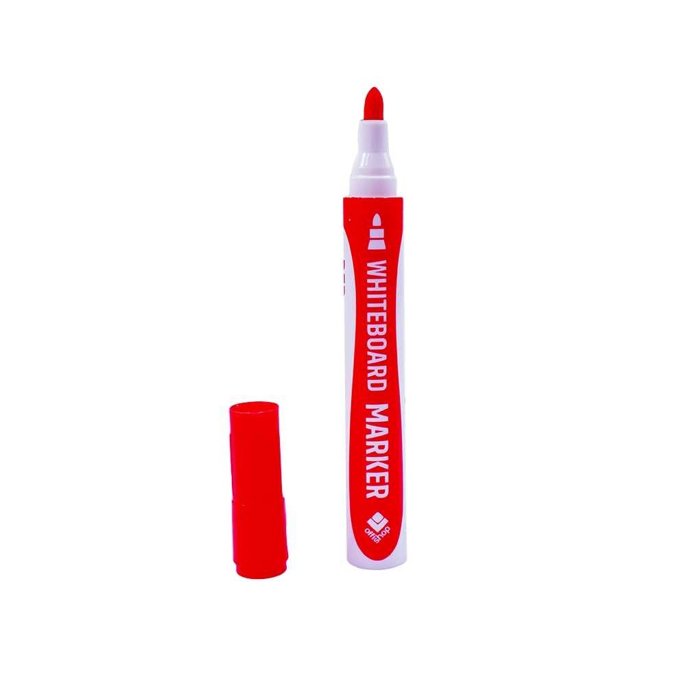Marker whiteboard, rosu 12 buc/cutie - OFFISHOP OF096 1.680672