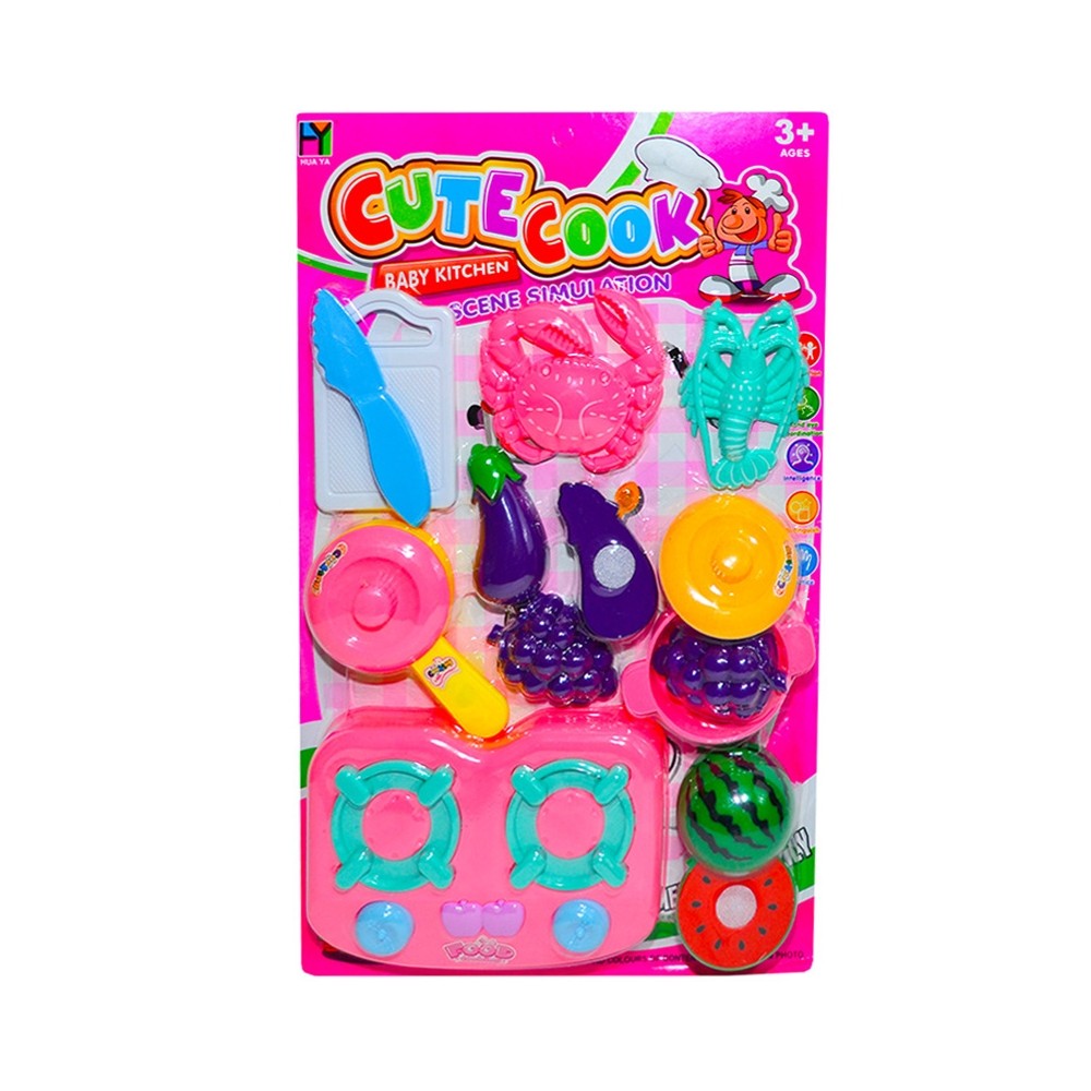 Fructe/legume pretaiate + accesorii, 1 set/blister A339 13.445378