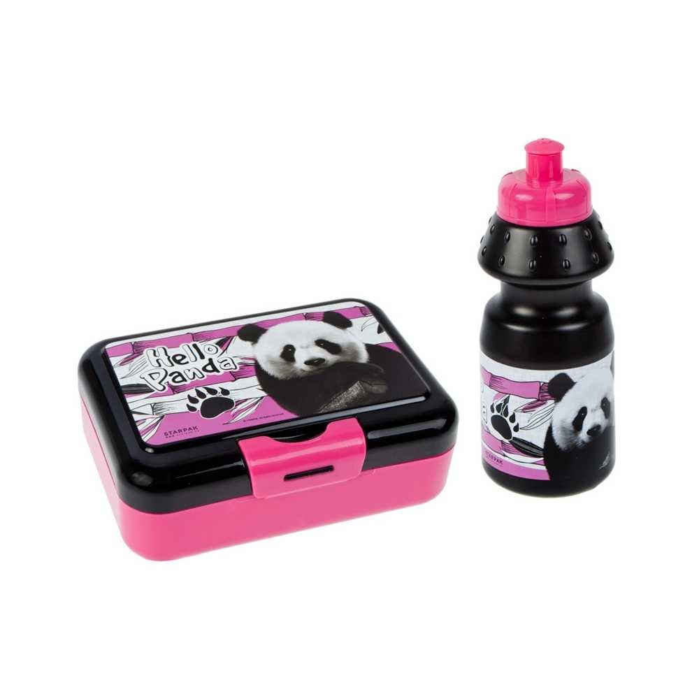 Set: Sticla apa + cutie sandwich, Panda - STARPAK 450795 21.428571
