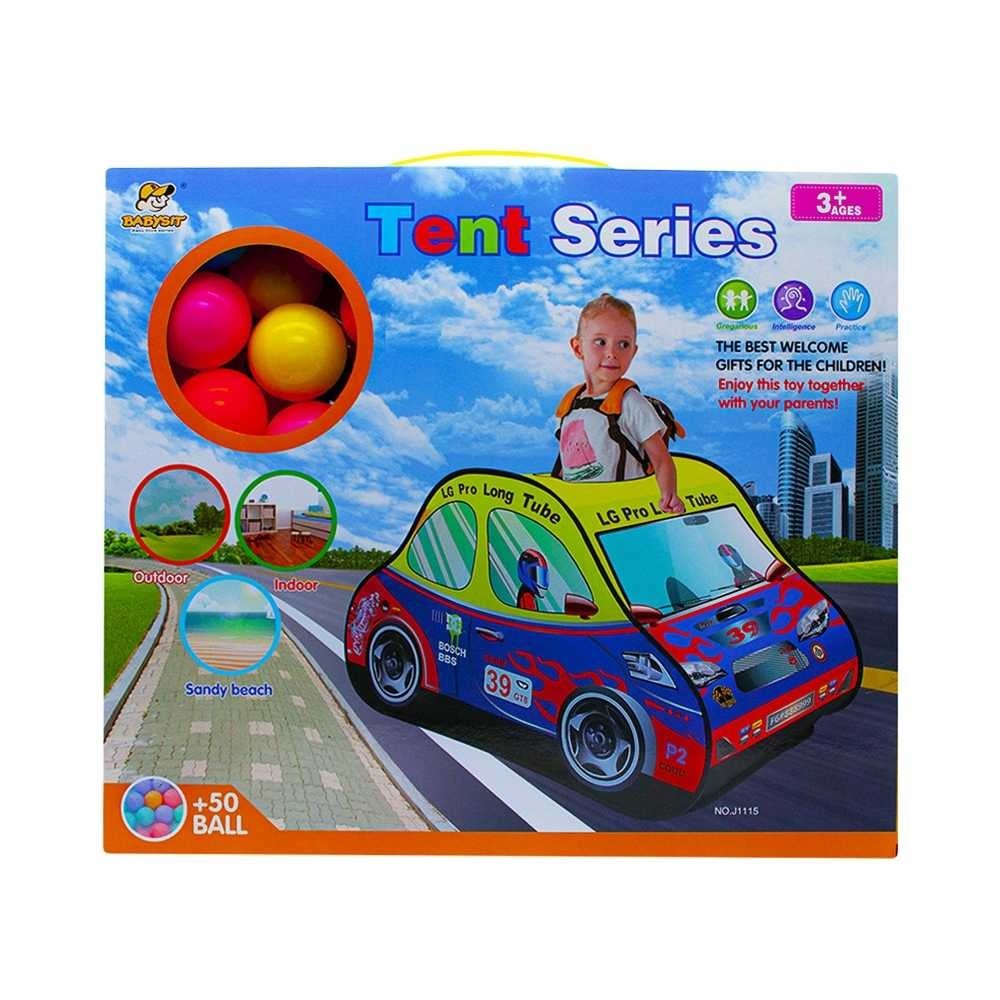 Cort de joaca + 50 mingi plastic, masina de pompieri J1114 0