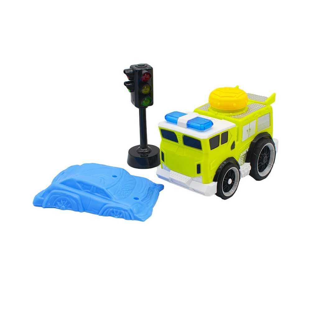 Masina cu baterii + semafor A2222B-21 69.747899