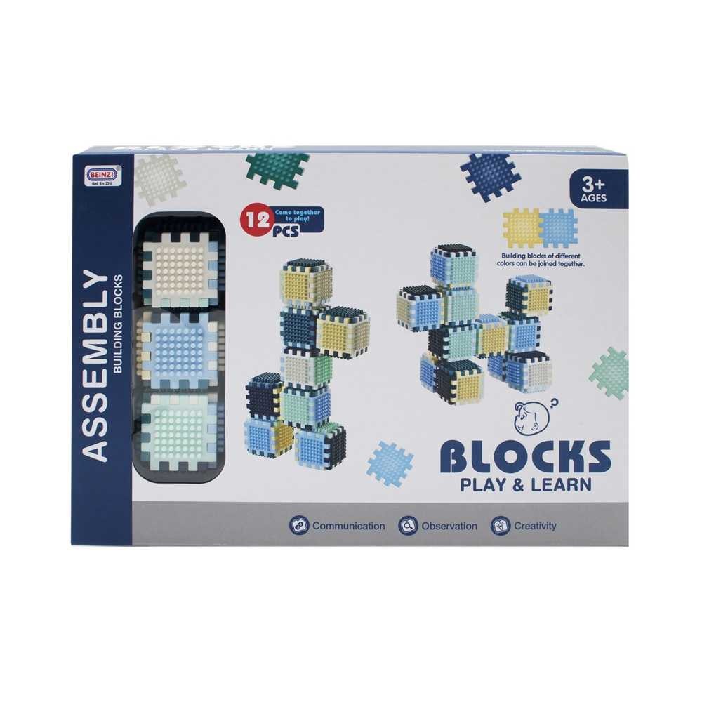 Cuburi constructii, 12 piese 6650-5 33.613445