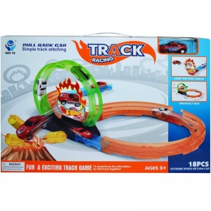 Pista cu bucla 360° + masinuta, 18 piese 5599-98A 48.739496
