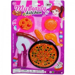 Pizza + accesorii, 1 set/blister 3052-4 12.184874