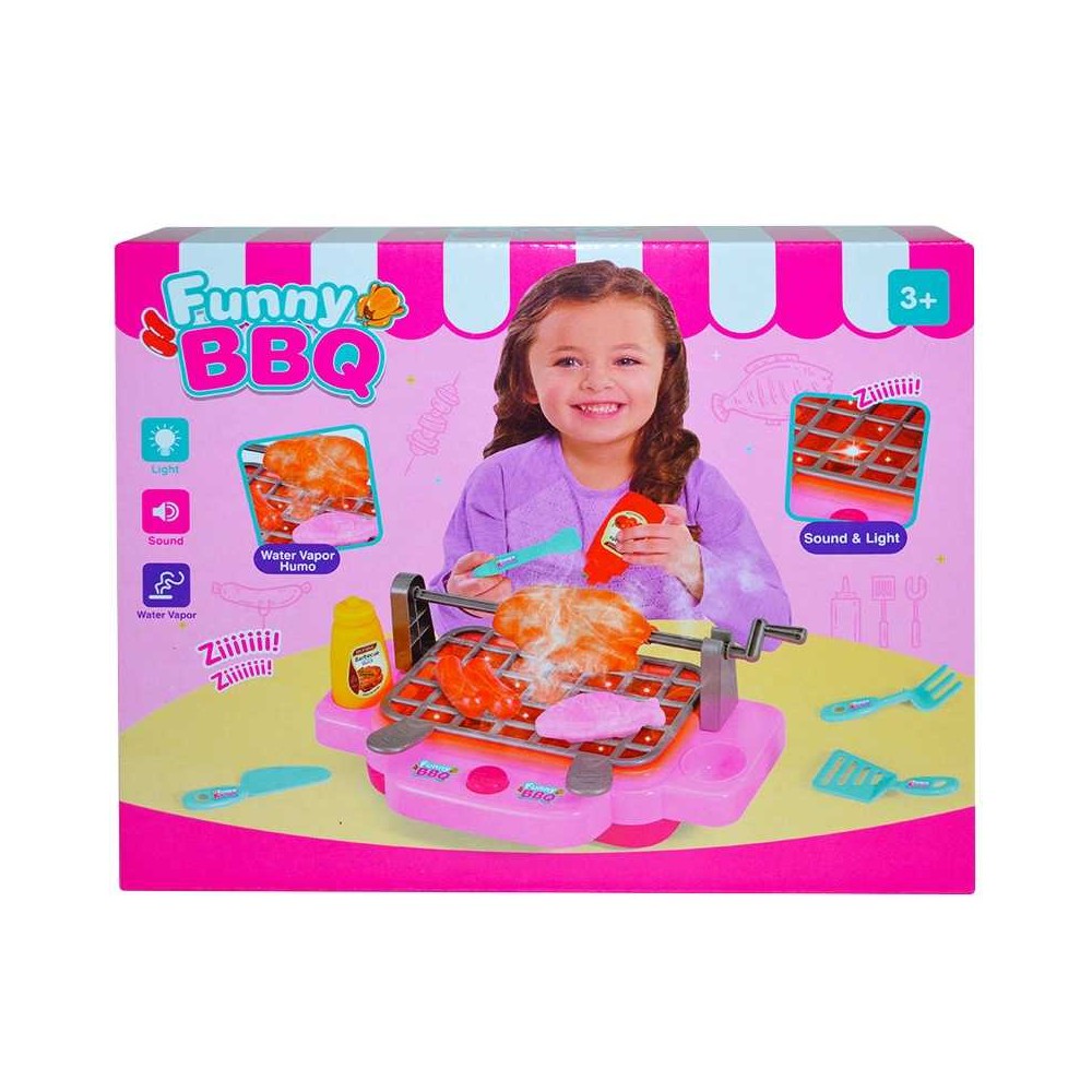 Set barbeque cu lumina si sunet, in cutie 018-58 57.983193