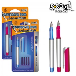 Stilou + 4 rezerve, 1set/blister - S-COOL SC603 6.302521