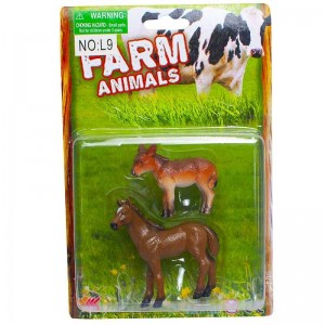 Figurine cal + manz, 2 buc/blister L9 15.966387