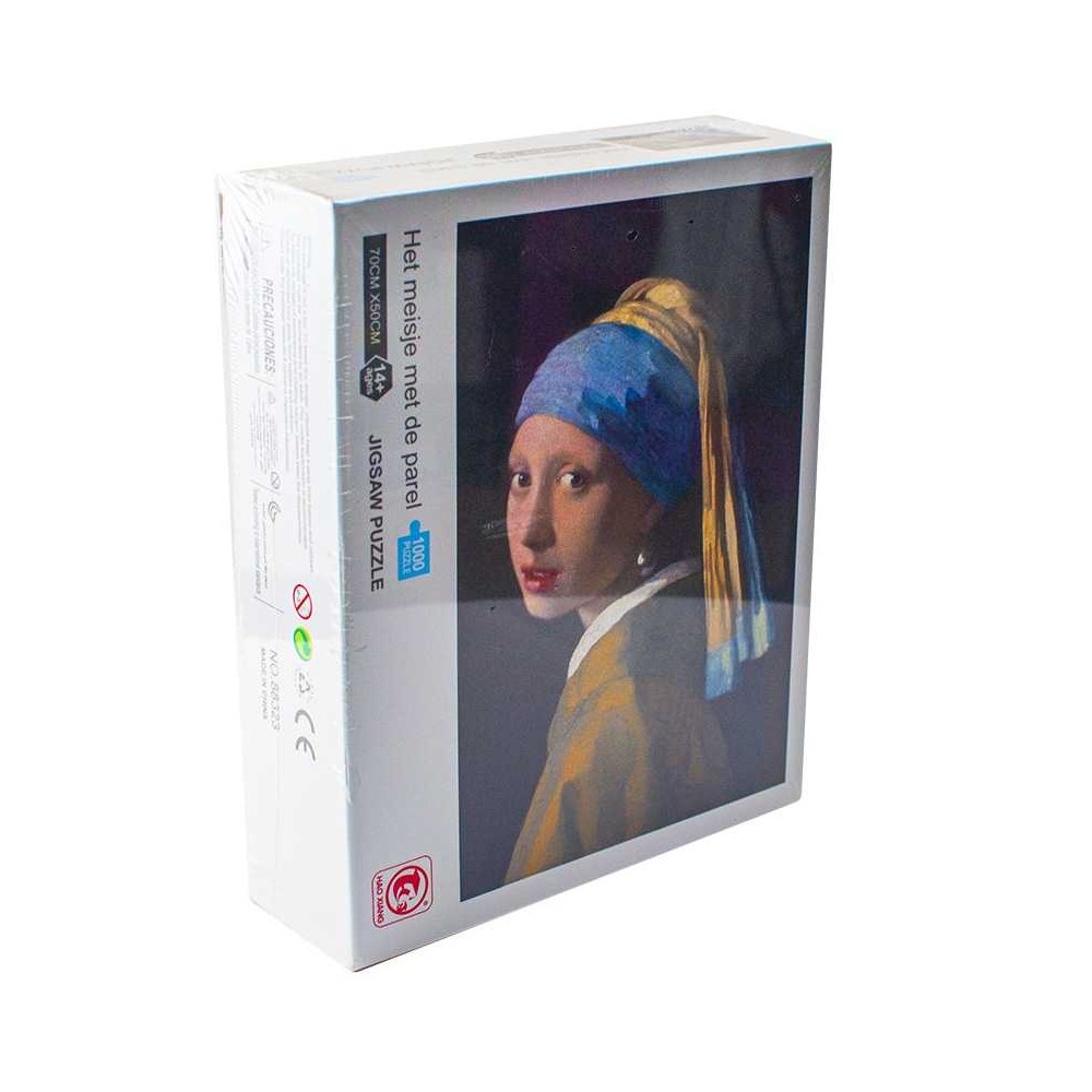 Puzzle carton, Fata cu cercel de perla, 1000 piese 88323 25.210084