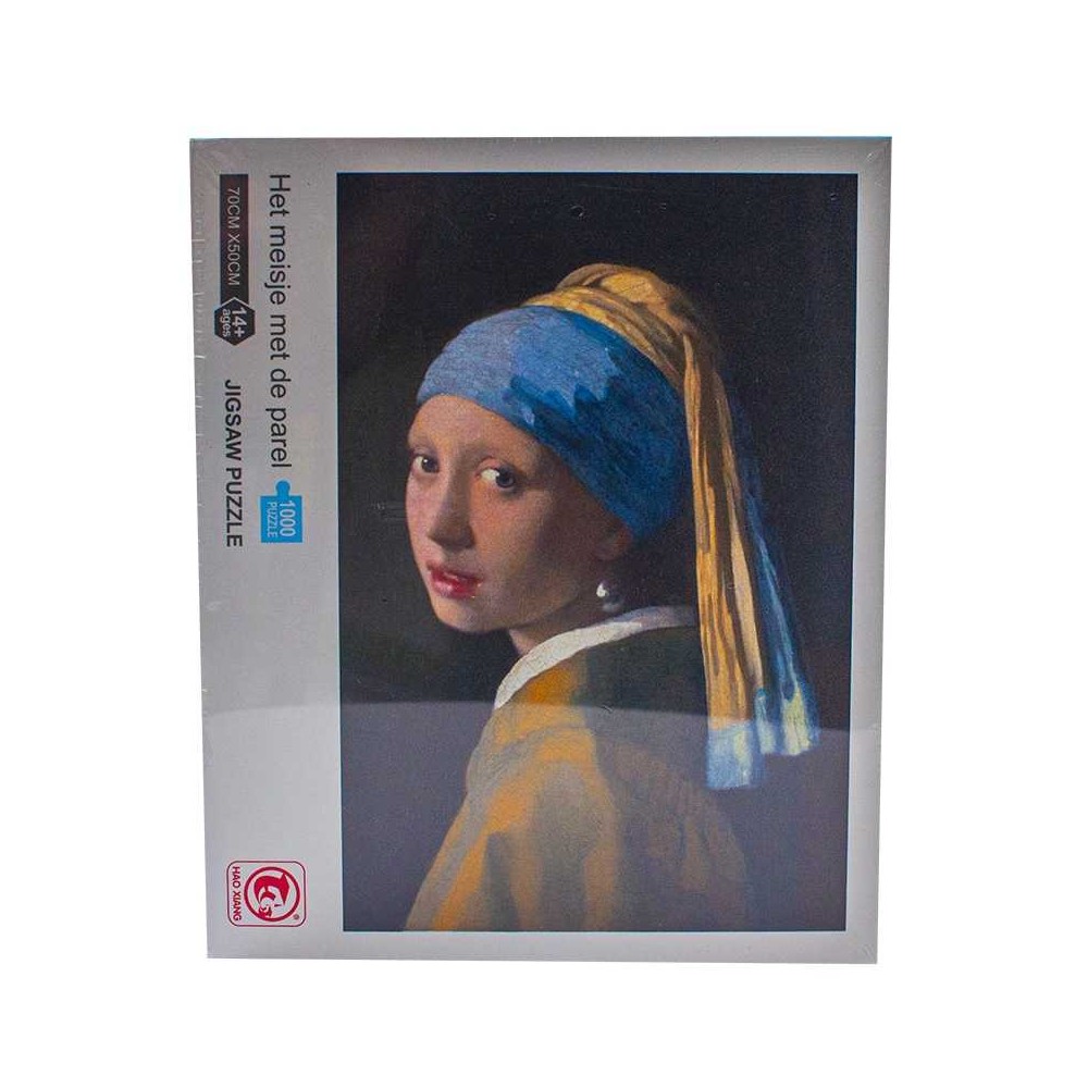 Puzzle carton, Fata cu cercel de perla, 1000 piese 88323 25.210084