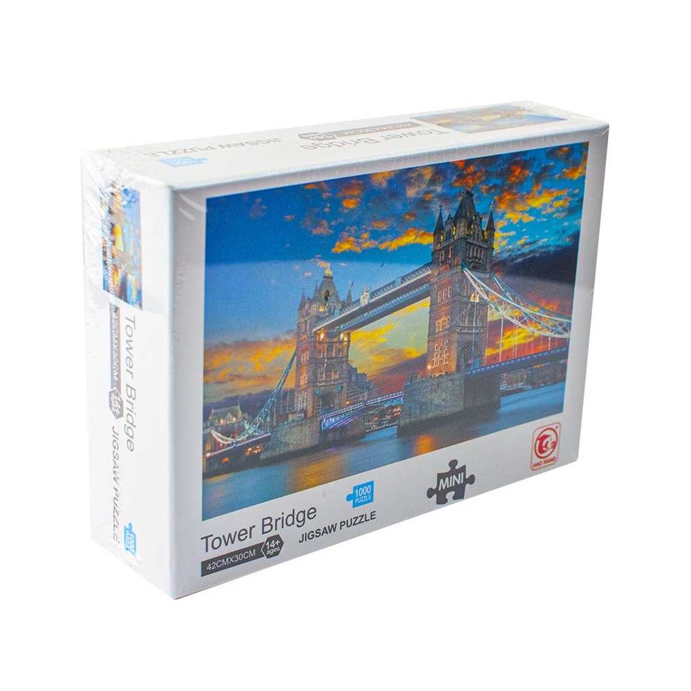 Puzzle carton mini, Tower Bridge, 1000 piese 88330A 18.907563
