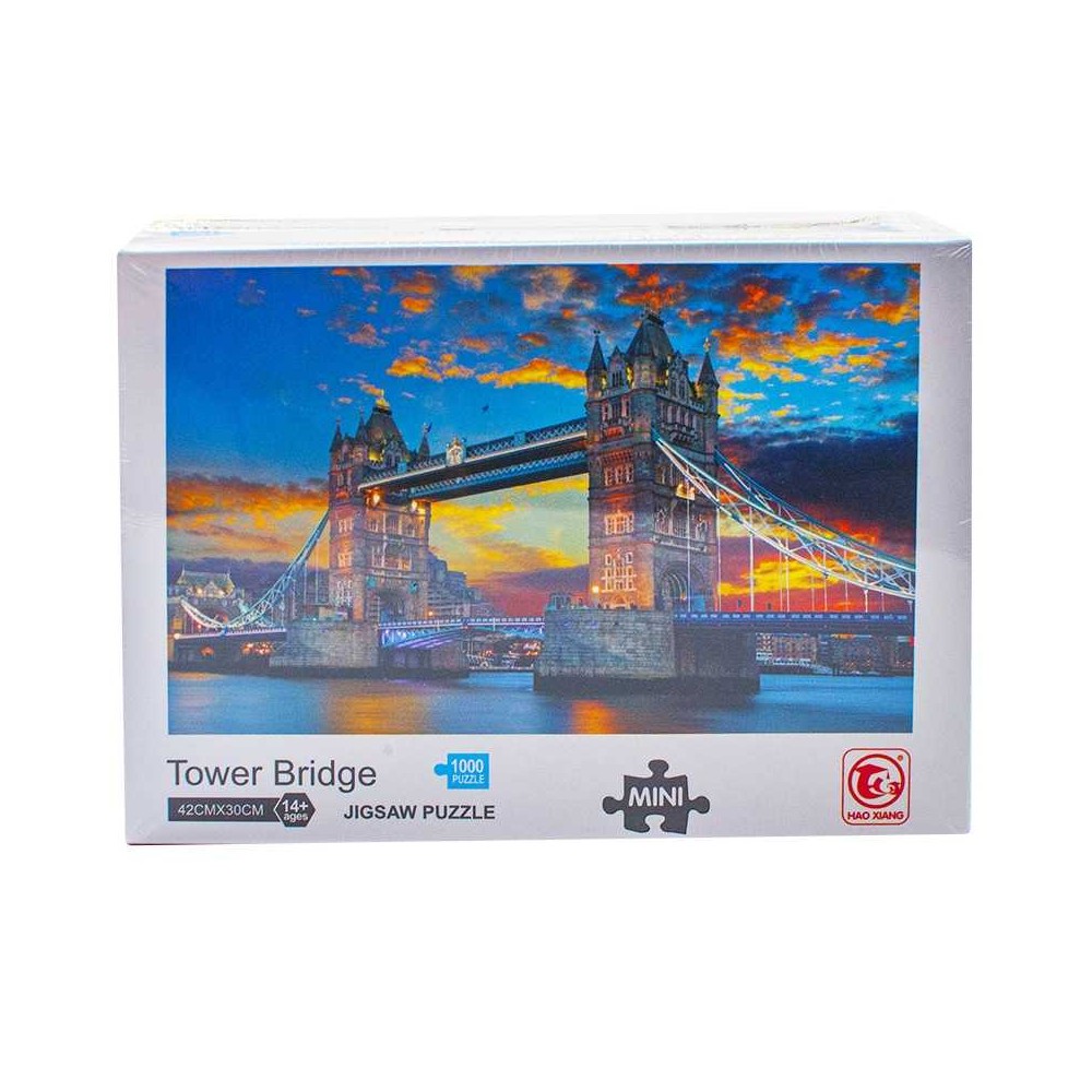 Puzzle carton mini, Tower Bridge, 1000 piese 88330A 18.907563