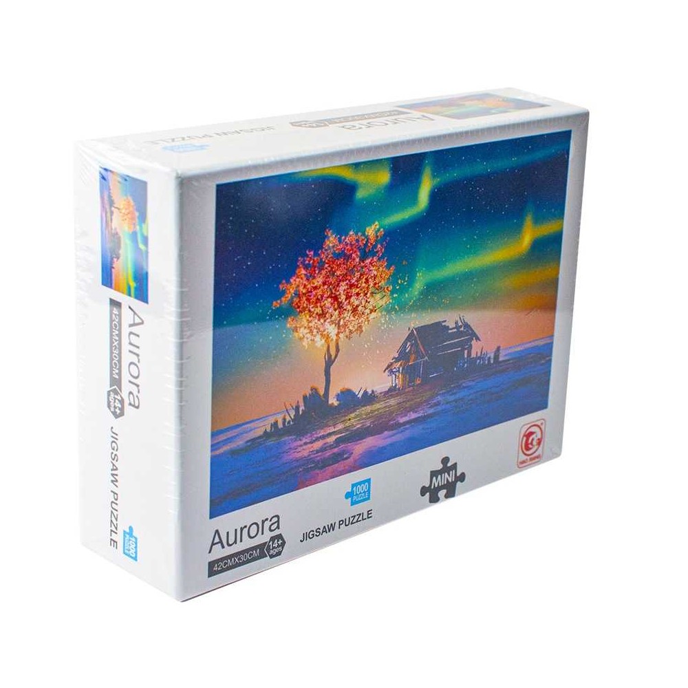Puzzle carton mini, Aurora Boreala, 1000 piese 88326A 18.907563
