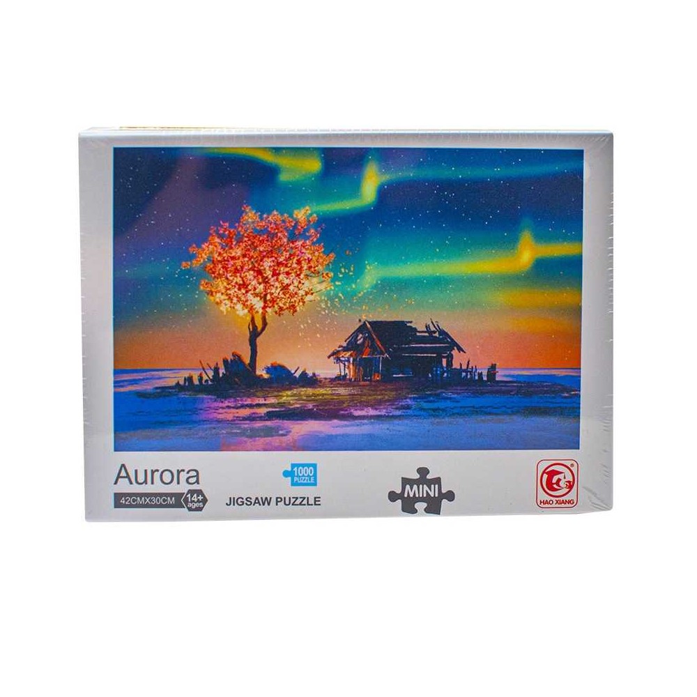 Puzzle carton mini, Aurora Boreala, 1000 piese 88326A 18.907563