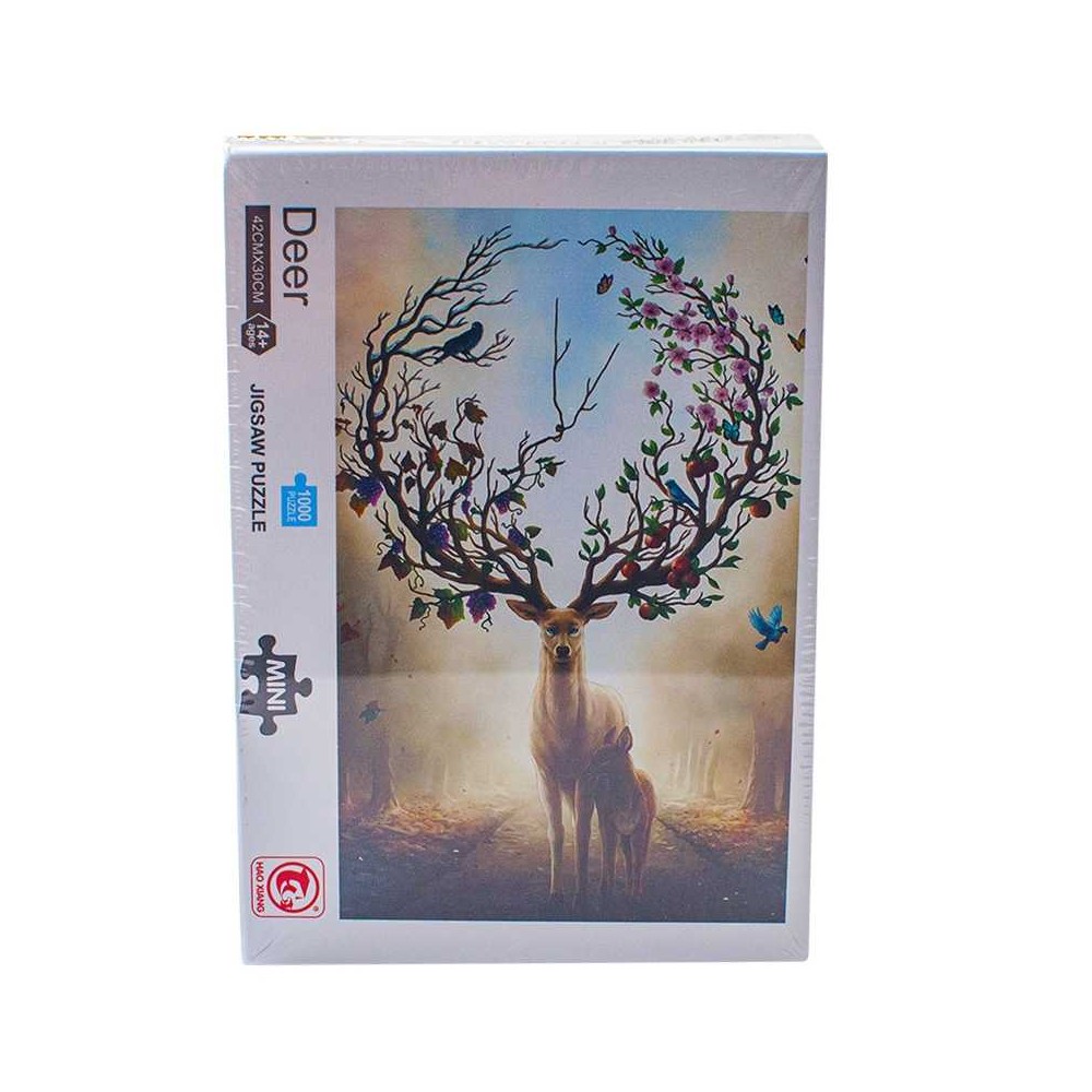 Puzzle carton mini, Cerb, 1000 piese 88325A 18.907563