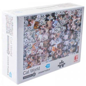 Puzzle carton mini, Lumea pisicilor, 1000 piese 88318A 18.907563