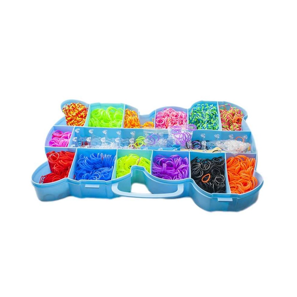 Set creativ elastice, 3200 piese, ursulet GH-3200 42.016807