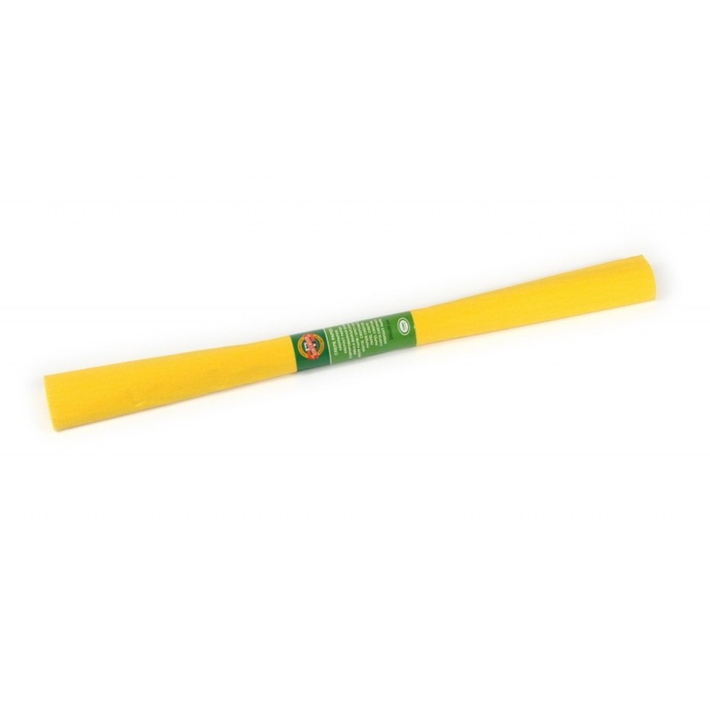 Hartie creponata, 200x50cm, Galben Intens, 10/set - Koh-I-Noor K9755-10 17.647059
