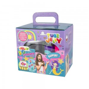 Set TubiJelly, 6 culori + acvariu mic - Sirena - TUBAN TU3330 105.882353