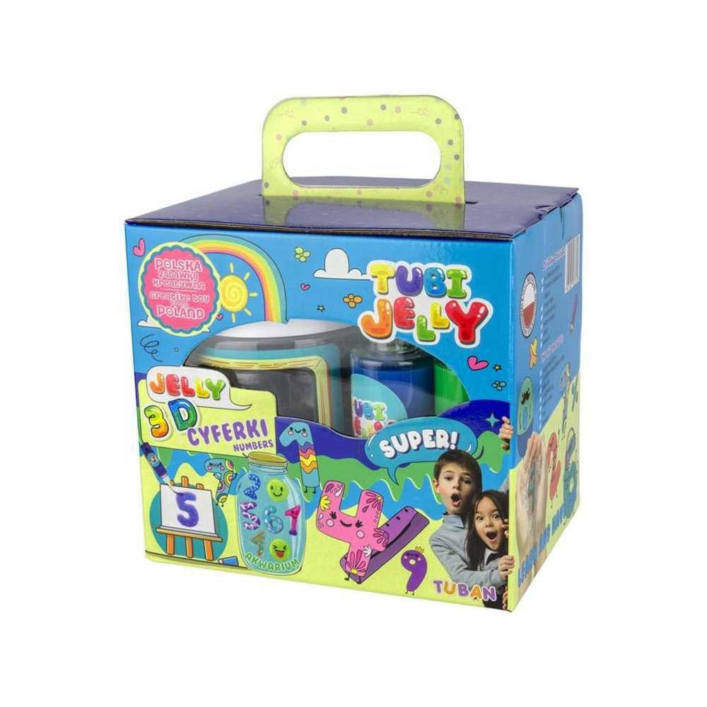 Set TubiJelly, 6 culori + acvariu mic - Numere - TUBAN TU3331 105.882353