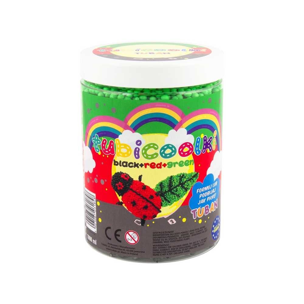 Tubicoolki - bilute de polistiren, 1000ml, 60gr, 3 culori - Buburuza - TUBAN TU3184 31.932773