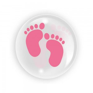 Balon transparent 45 cm - Picioruse, pentru fete - TUBAN TB3621 11.764706