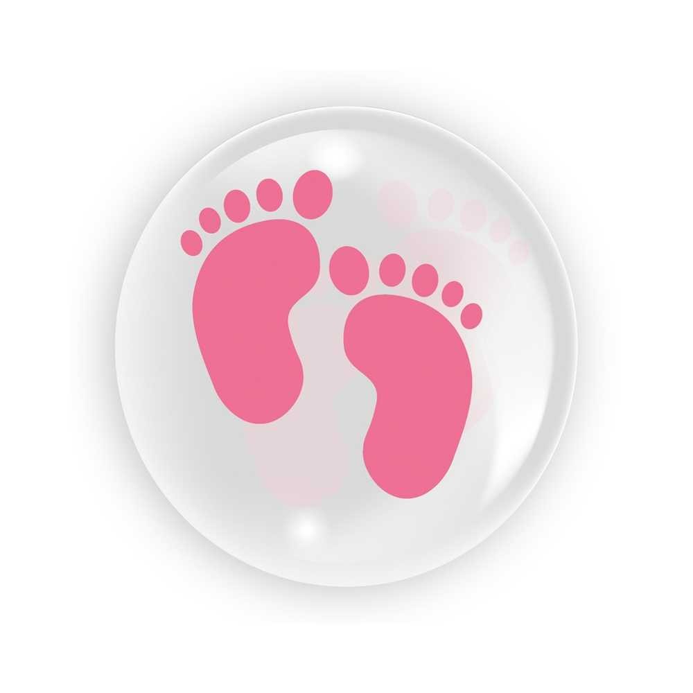 Balon transparent 45 cm - Picioruse, pentru fete - TUBAN TB3621 11.764706