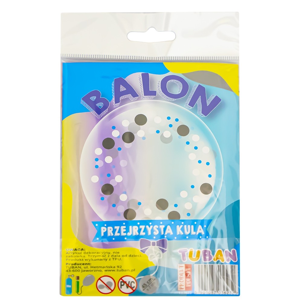 Balon transparent 45 cm - Buline 1 - TUBAN TB3623 11.764706