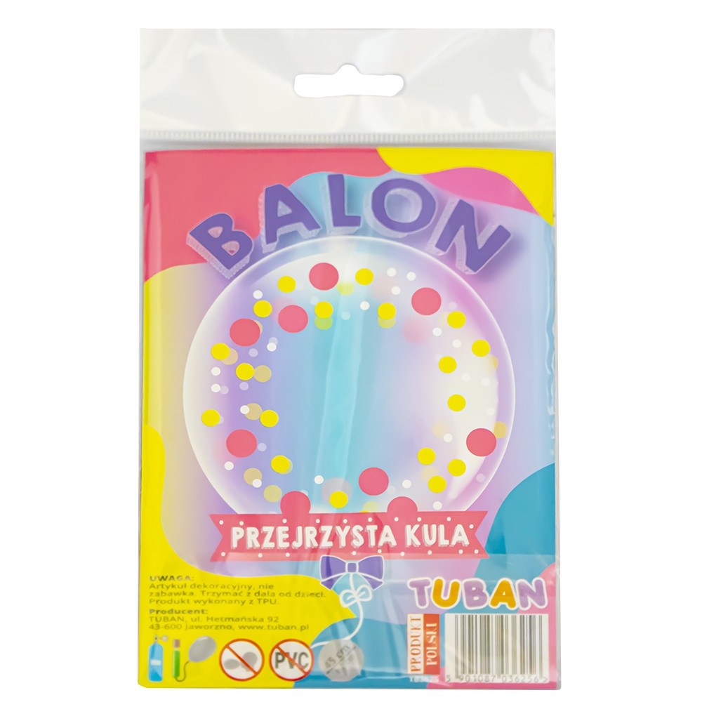 Balon transparent 45 cm - Buline 3 - TUBAN TB3625 11.764706