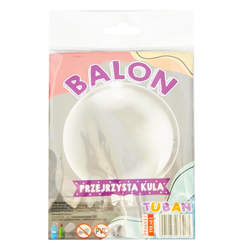 Balon transparent 45 cm - TUBAN TB3626 11.764706