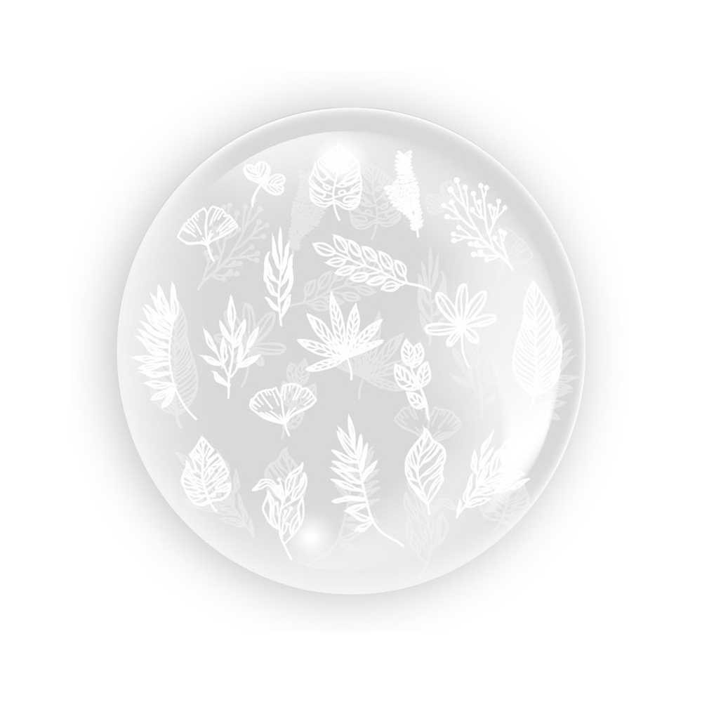 Balon transparent 45 cm - Frunze 1 - TUBAN TB3631 11.764706