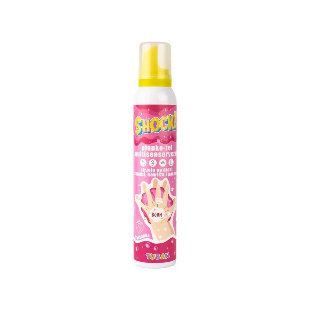 Gel spumant multisenzorial, SHOCK!, 200ml - Capsuni - TUBAN TU3401 29.411765