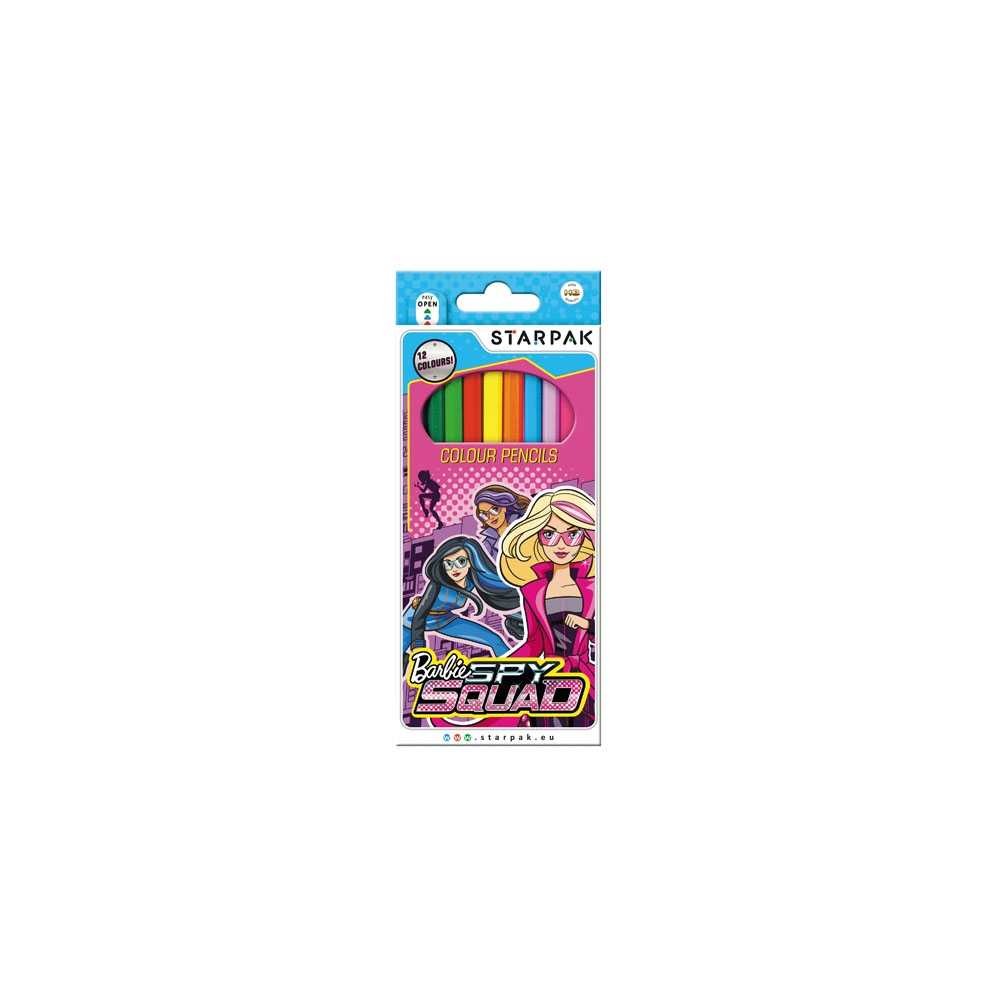 Creioane color - Barbie, 12 culori/set - STARPAK 349906 8.403361