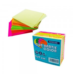 Cub hartie color, 90x90mm, 500file 8.823529
