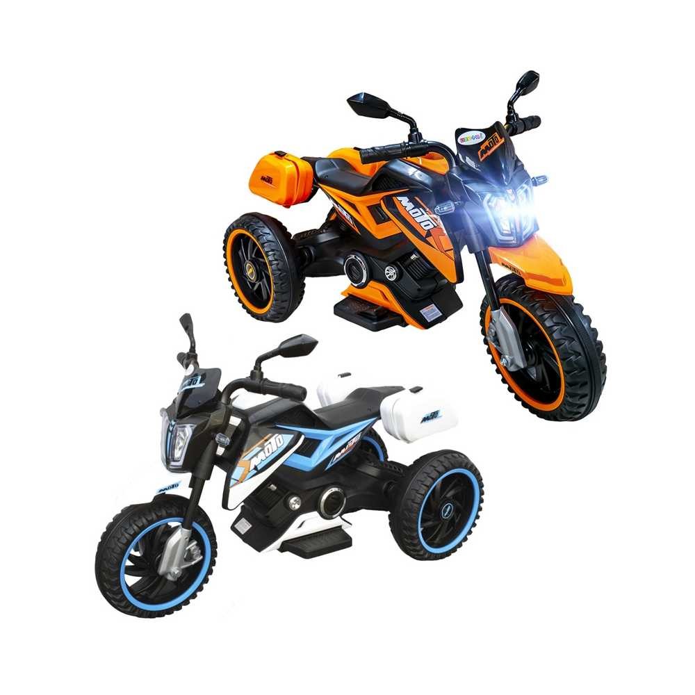 Motocicleta cu acumulator, 2 motoare, 12V, 4A M-8101 865.546218