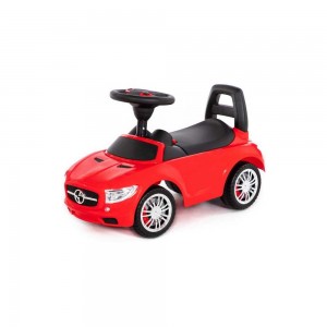 Masinuta - Supercar, rosie, fara pedale, 66x28.5x30 cm, Polesie 84460 158.823529