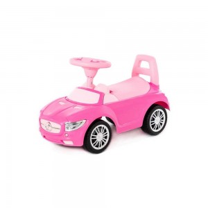 Masinuta - Supercar, roz, fara pedale, 66x28.5x30 cm, Polesie 84477 158.823529