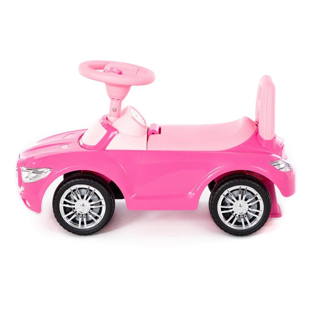 Masinuta - Supercar, roz, fara pedale, 66x28.5x30 cm, Polesie 84477 158.823529