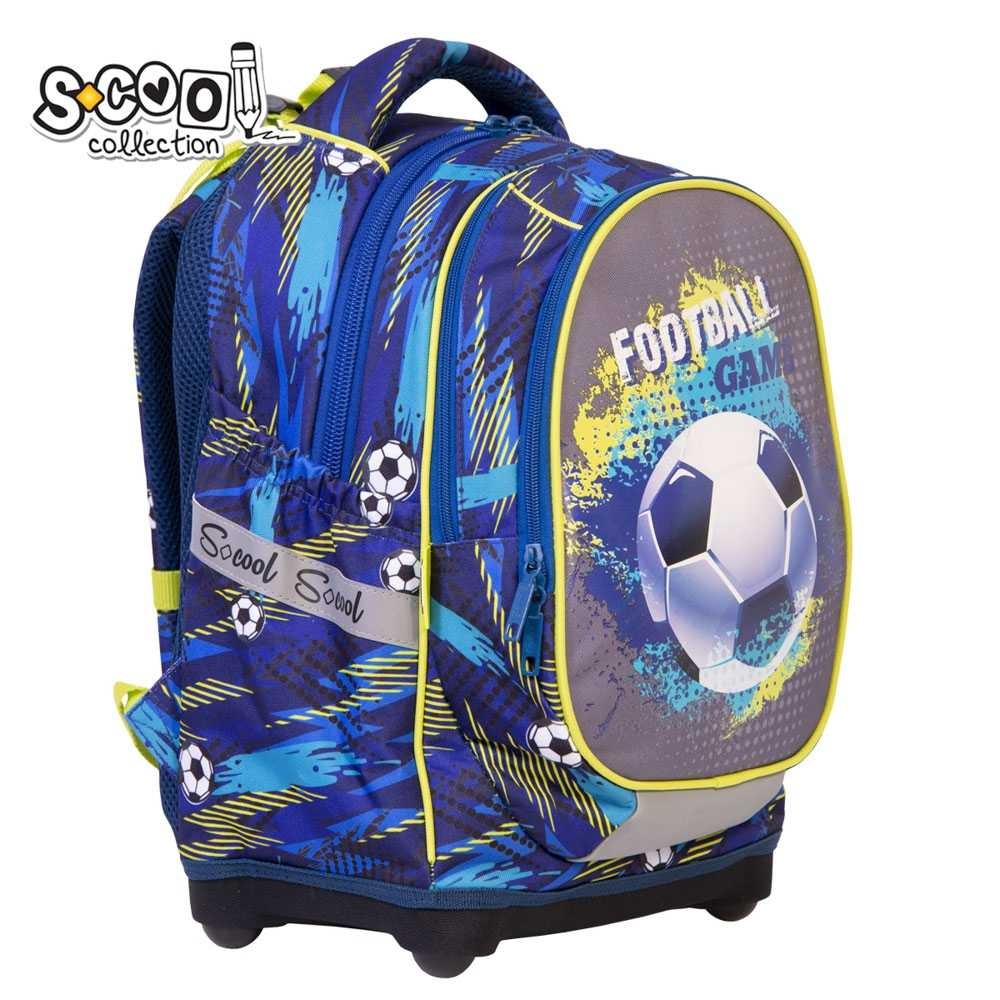 Ghiozdan anatomic FOOTBALL, 42 cm - S-COOL SC1302 193.277311