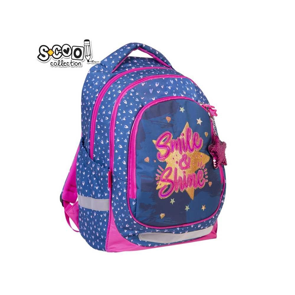 Ghiozdan anatomic LIGHT SMILE&SHINE, 41 cm - S-COOL SC1278 130.252101