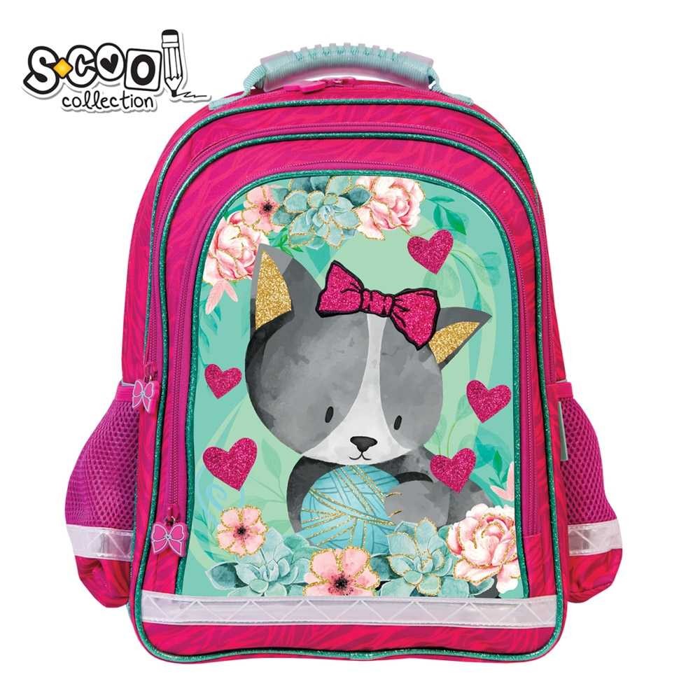 Ghiozdan ergonomic KITTY, 38 cm - S-COOL SC1305 116.806723