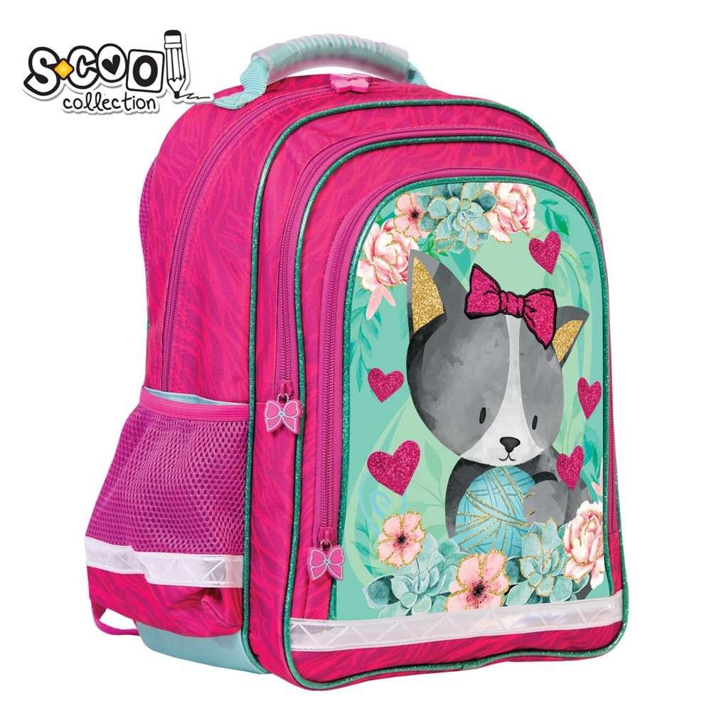 Ghiozdan ergonomic KITTY, 38 cm - S-COOL SC1305 116.806723