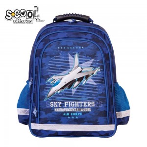 Ghiozdan ergonomic SKY FIGHTER, 38 cm - S-COOL SC1311 116.806723