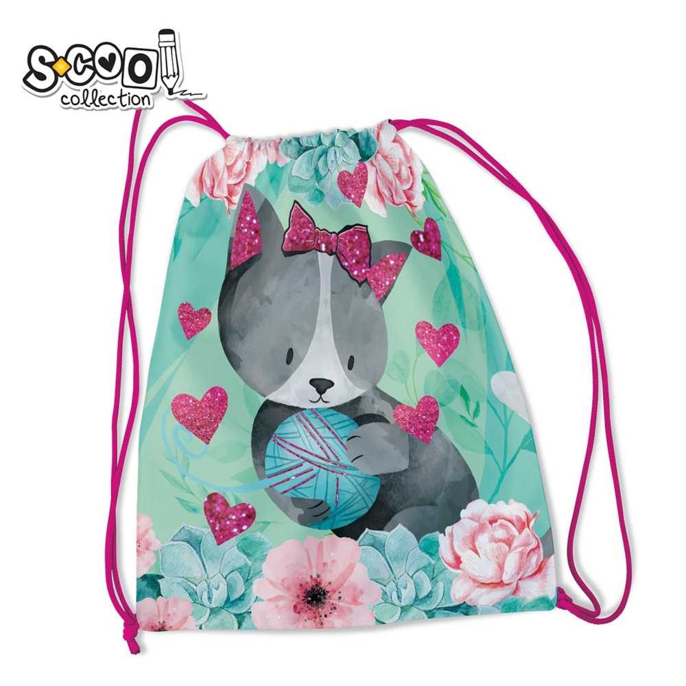 Sac sport KITTY, 46x35.5 cm - S-COOL SC1339 33.613445