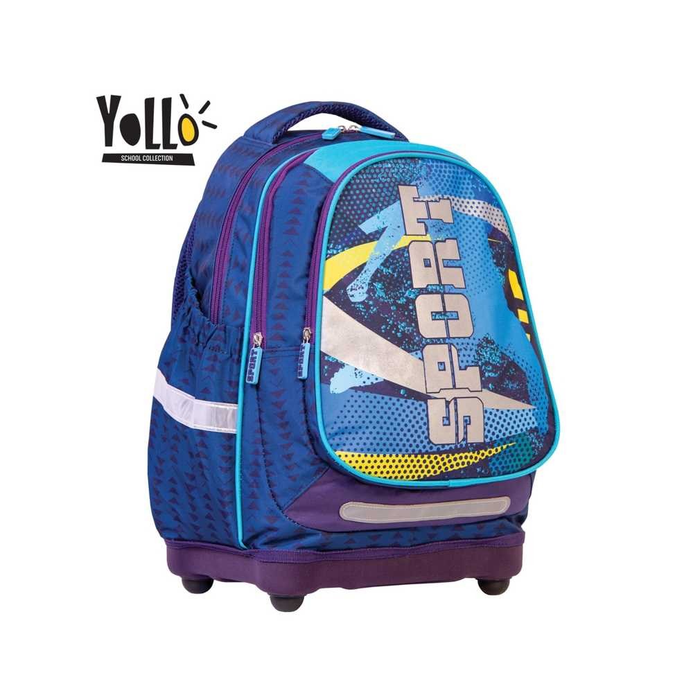 Ghiozdan anatomic SPORT, 38 cm - YOLLO YL027 113.445378
