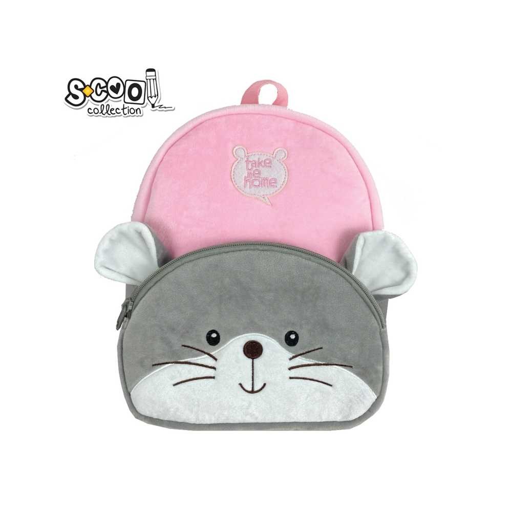 Ghiozdan gradinita BABY ANIMALS, MOUSE, 28 cm - S-COOL SC1379 71.428571