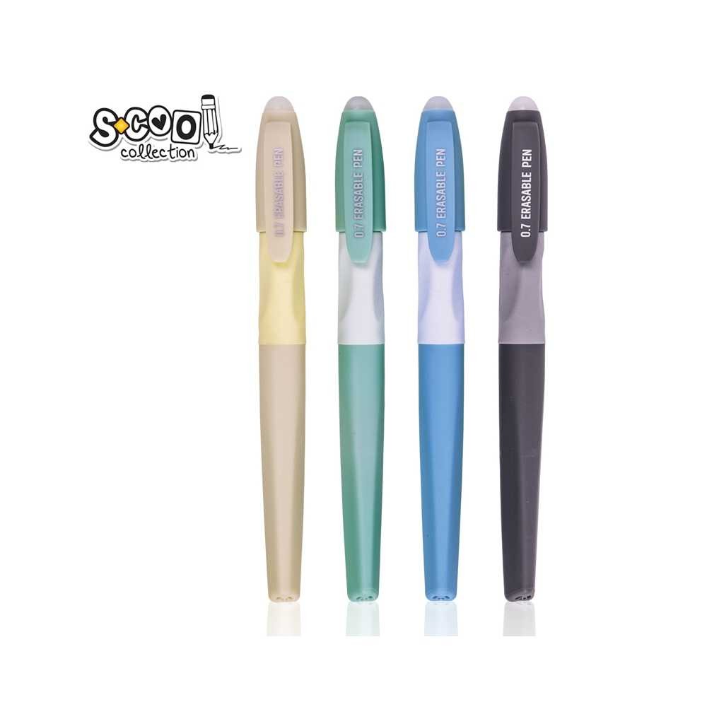 Pix cu radiera, mina termosensibila albastra, 36 buc/display - S-COOL SC1289 7.983193