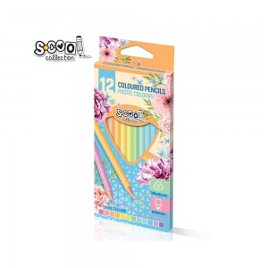 Creioane color, pastel, 12 cul/set - S-COOL SC1284 8.823529